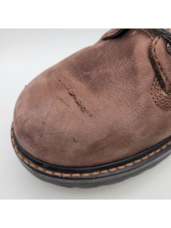Schmidt Workwear Waterproof Work Boots Leather Men\'s Size 12 Brown READ main image 7
